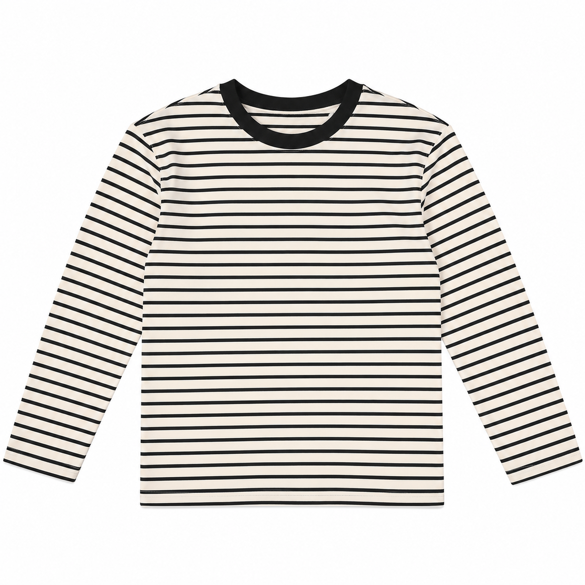 Striped Long-Sleeve Top