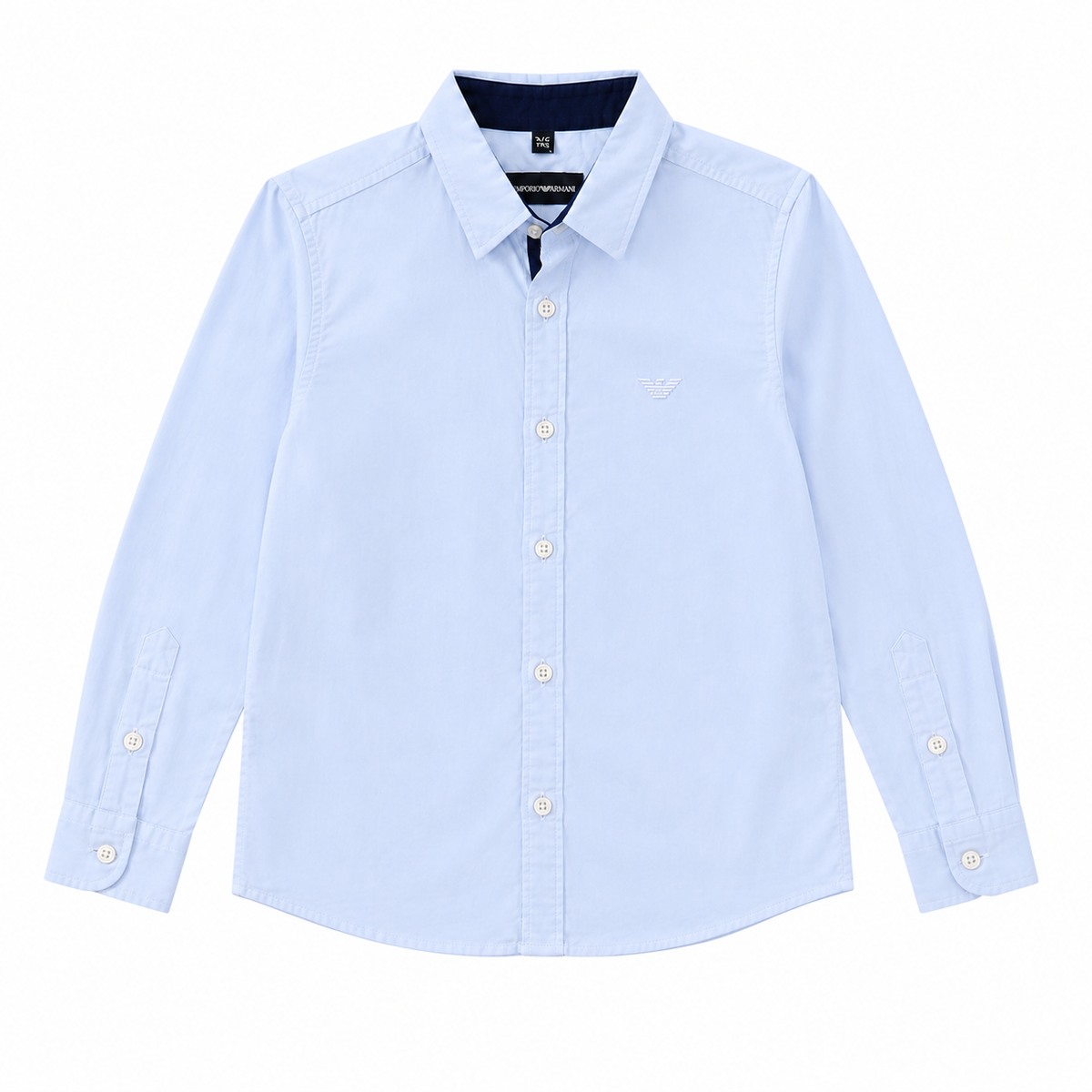 Emporio Armani Boys’ Logo Long Sleeve Shirt