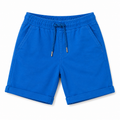 Boys Royal Blue Bermuda Shorts with Drawstring Waist