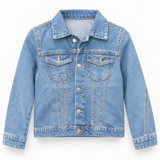Light-Wash Denim Jacket