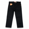 Kids Classic Black Straight-Fit Pants
