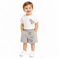 Dinosaur Sketch Cotton Short Set