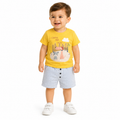 Central Park Dogs Tee & Seersucker Set