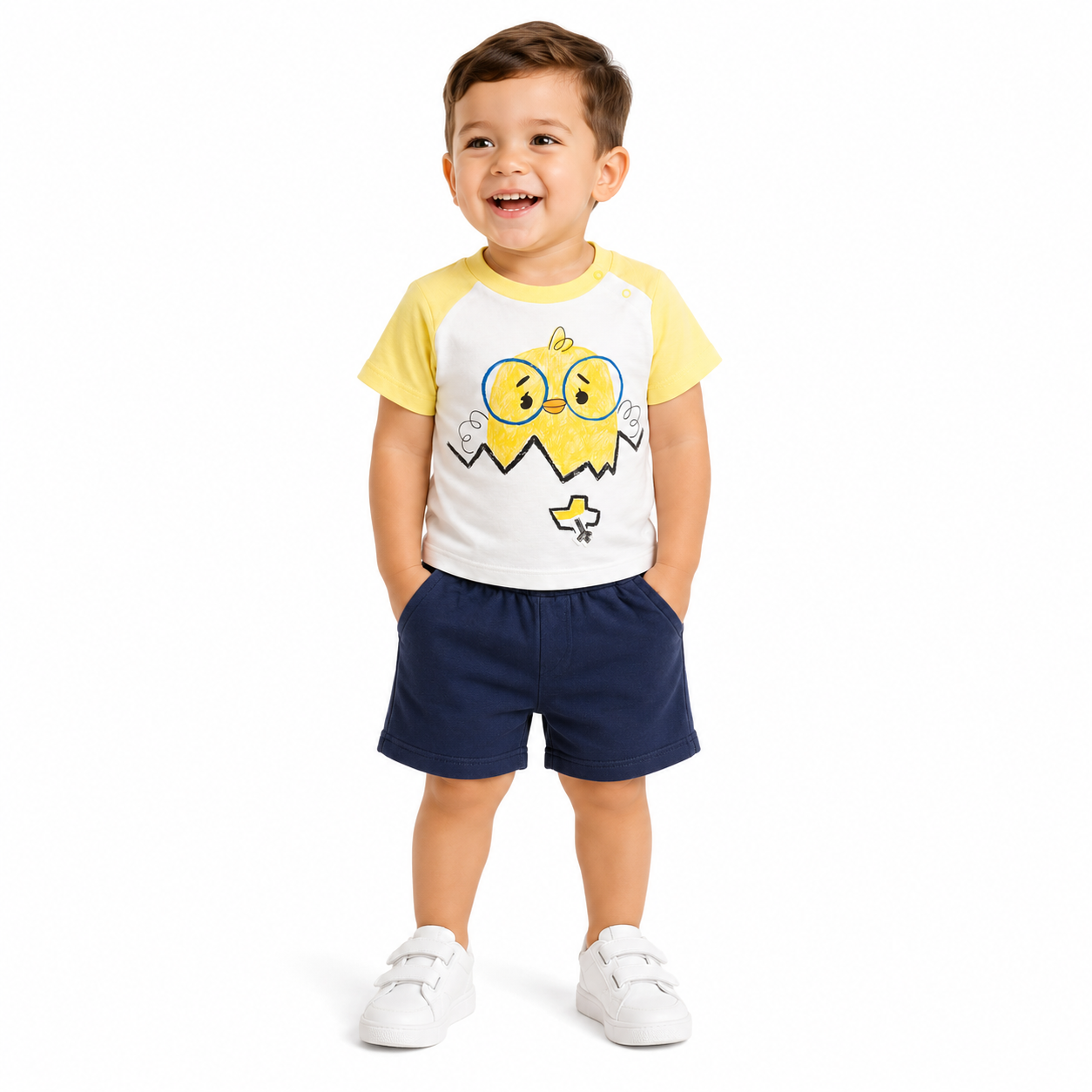 Hatching Chick Raglan & Shorts Set