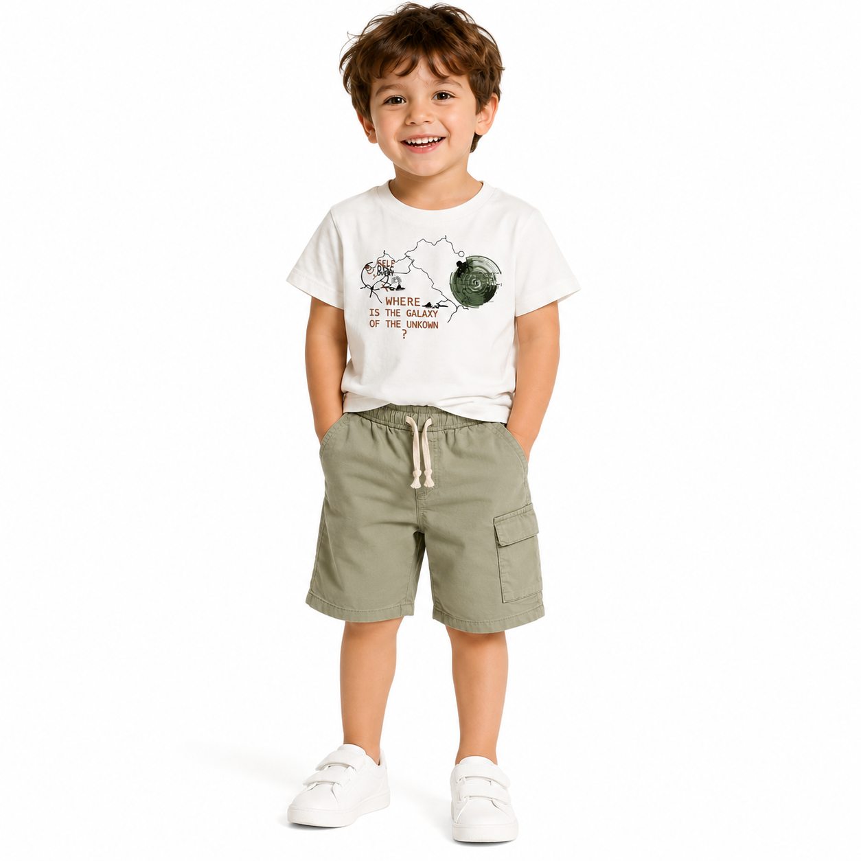 Boys' Drawstring Utility Cargo Shorts
