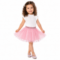 Girls' Glitter Waistband Sequin Heart Skirt