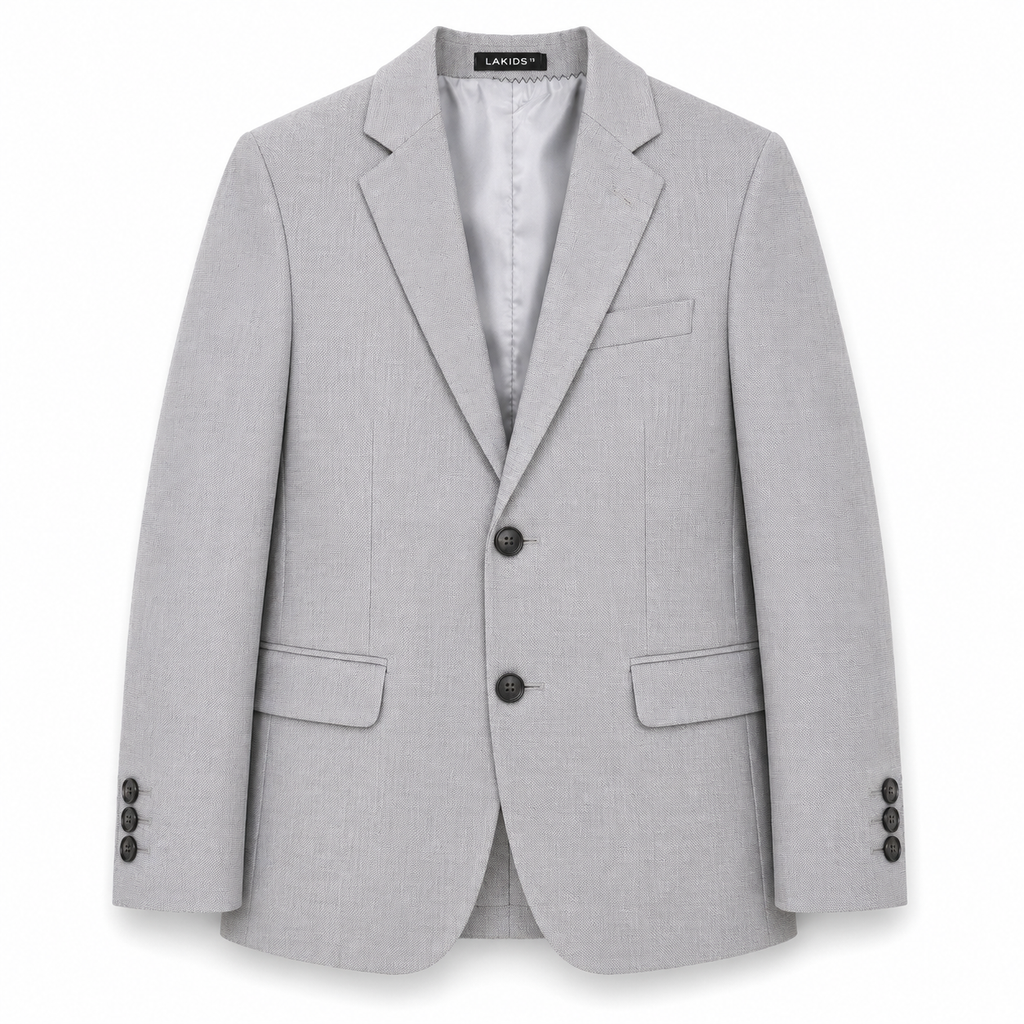 Boys' Structured Formal Suit Jacket
