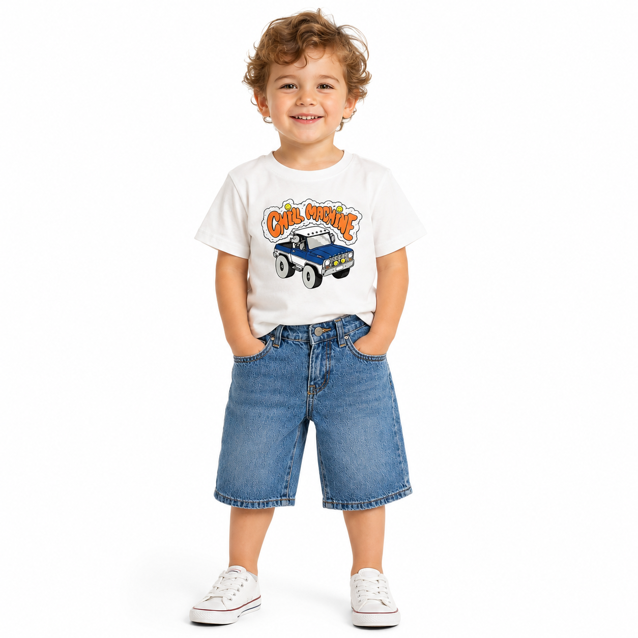 Boys' "Chill Machine" Truck Graphic T-Shirt