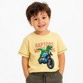 Boys Yellow Dinosaur Graphic T-Shirt