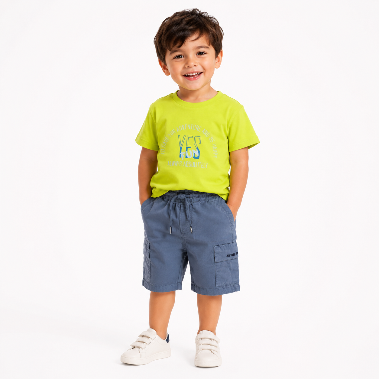 Boys Neon Lime Graphic T-Shirt