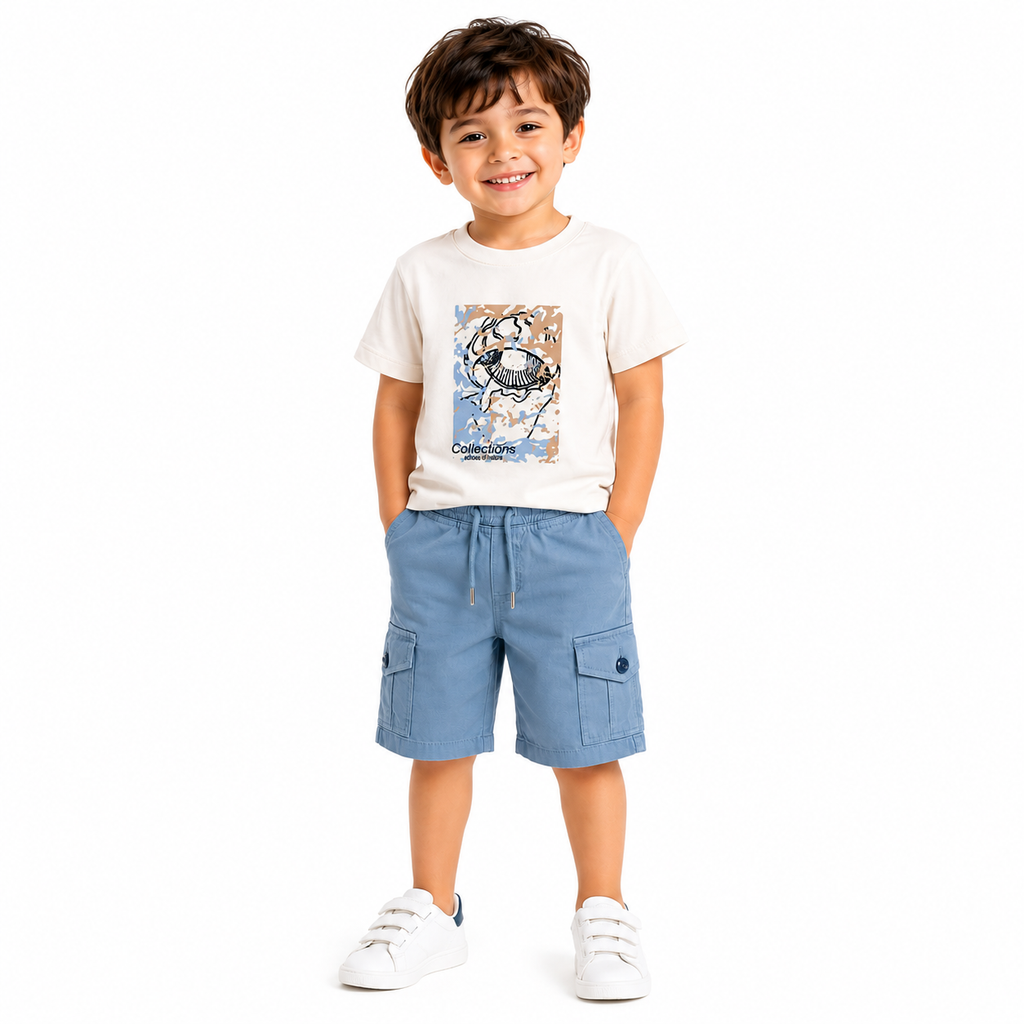 Boys Off-White Graphic T-Shirt