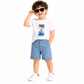Calvin Klein Kids White Logo Graphic T-Shirt