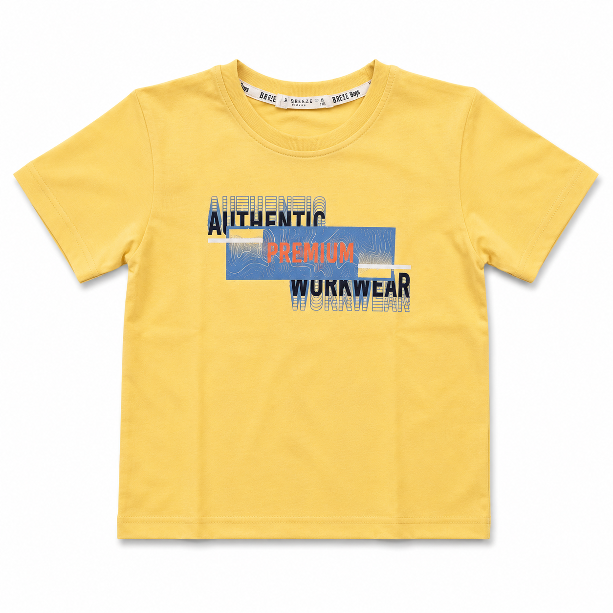 B.Breeze Boys Authentic Premium Workwear Graphic T-Shirt