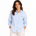 Women's Classic Light Blue Button-Down Shirt