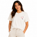 Women's "With You In This Fight" Heart Graphic T-Shirt