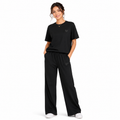 Black Heart Detail Lounge Set for Women