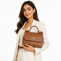 dolce & Gabbana Elegant Structured Top Handle Handbag