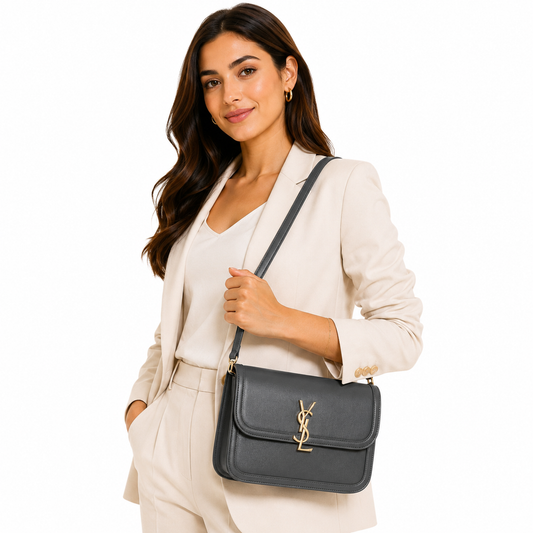 louis vuitton Classic Black Crossbody Shoulder Bag