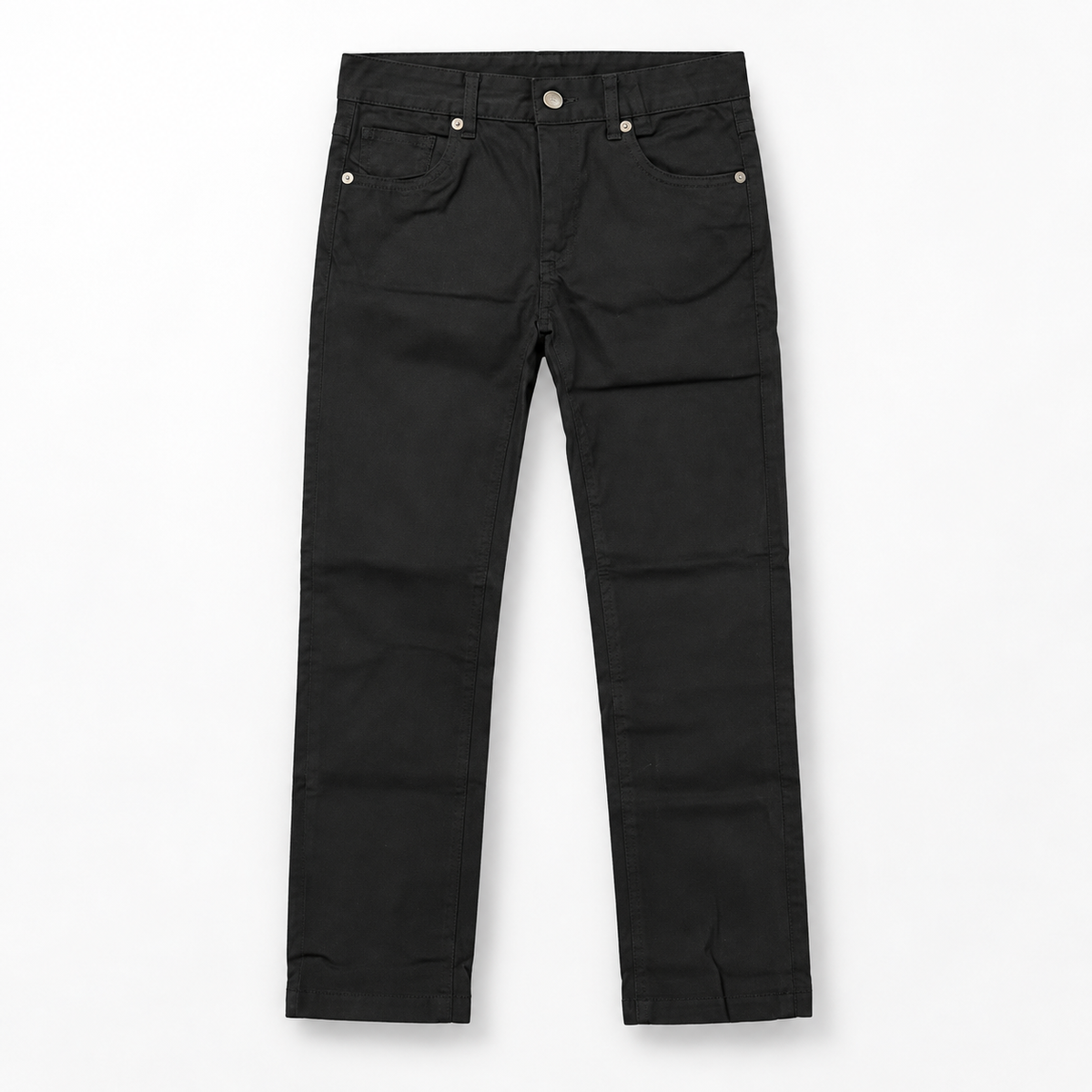 ISM - Black Straight-Leg Formal Pants