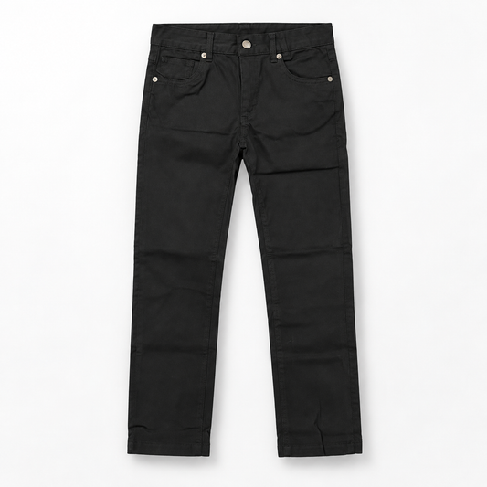 ISM - Black Straight-Leg Formal Pants