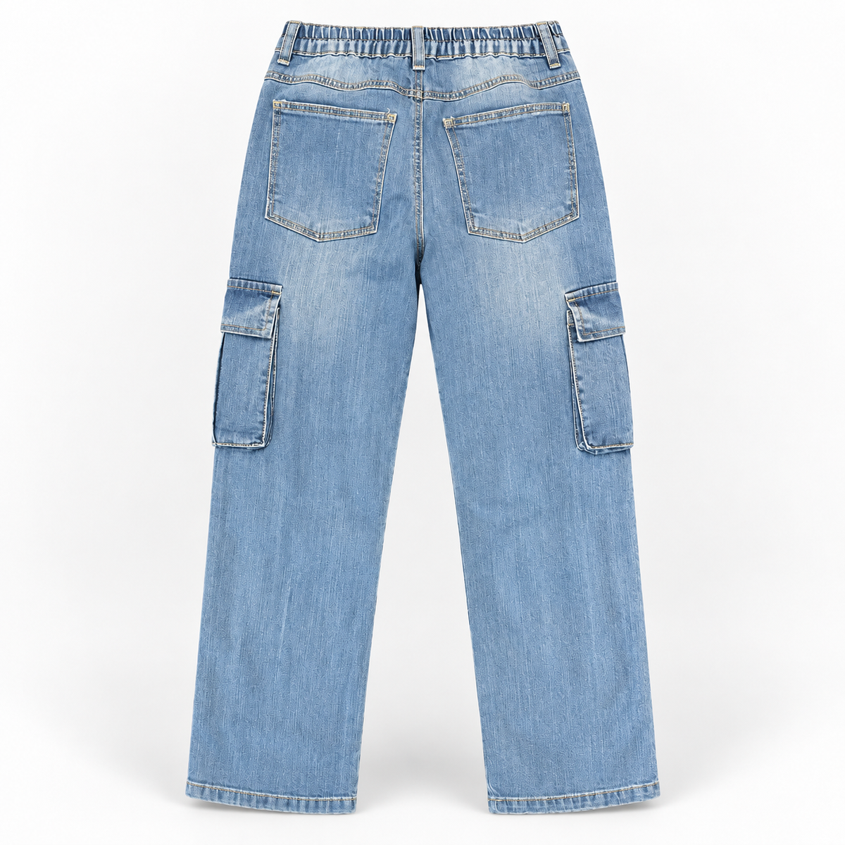 Mutlu 2988.1 - Blue Cargo Wide-Leg Jeans