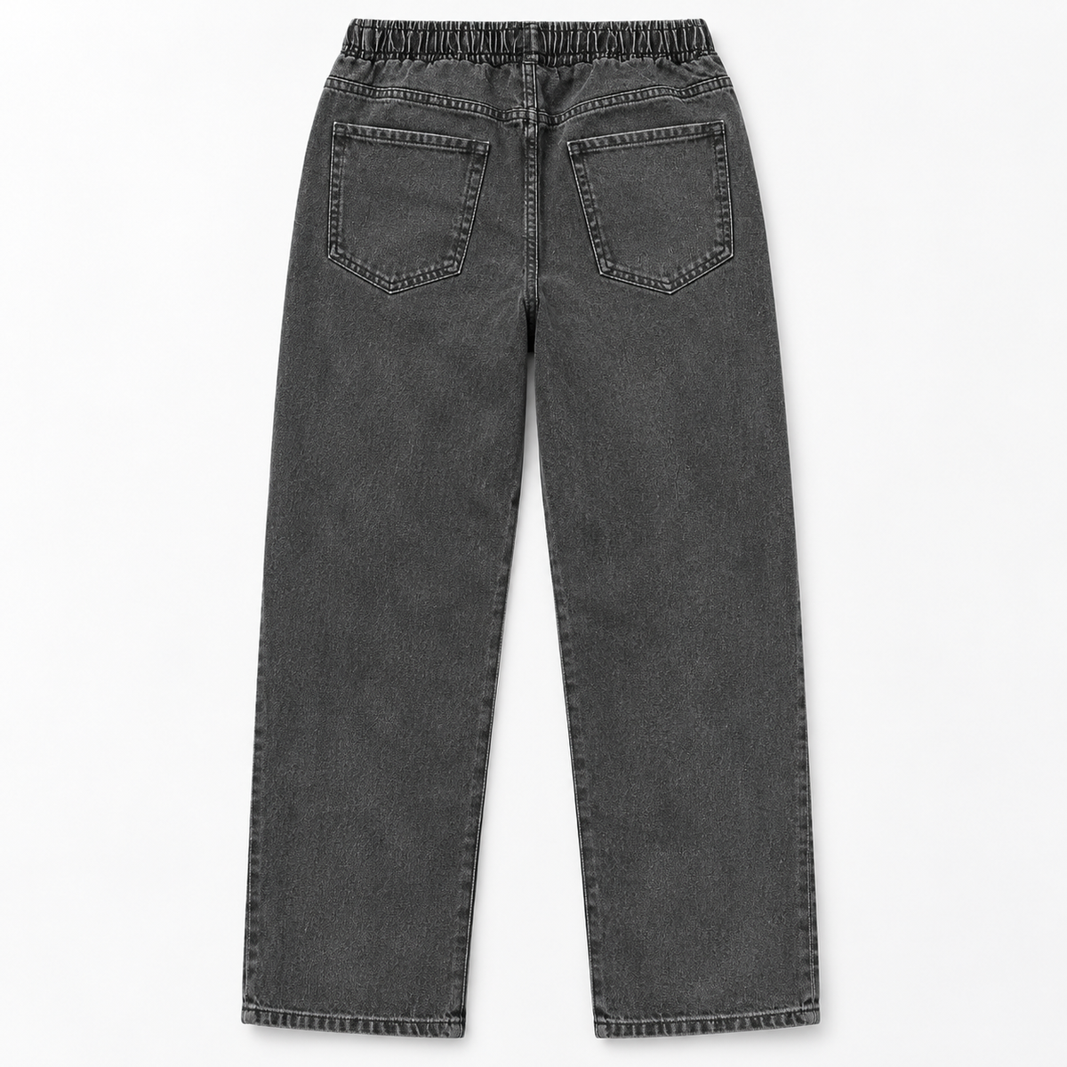 A.S.L 9510 - Blue Wide-Leg Drawstring Jeans