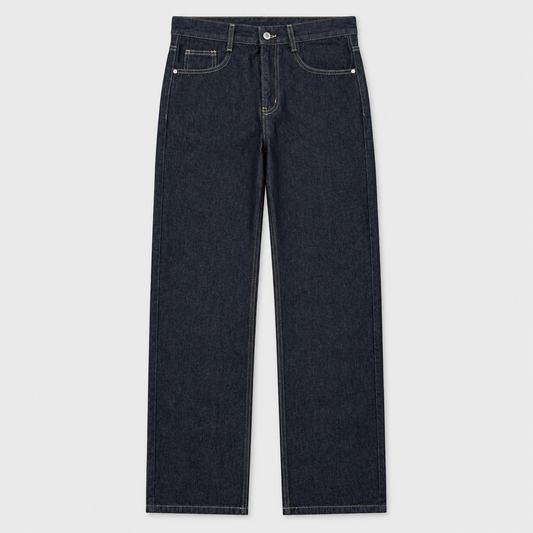 Top Secret - High-Waisted Straight-Fit Jeans