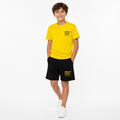 Great View Kids Yellow T-Shirt & Black Shorts Summer Set