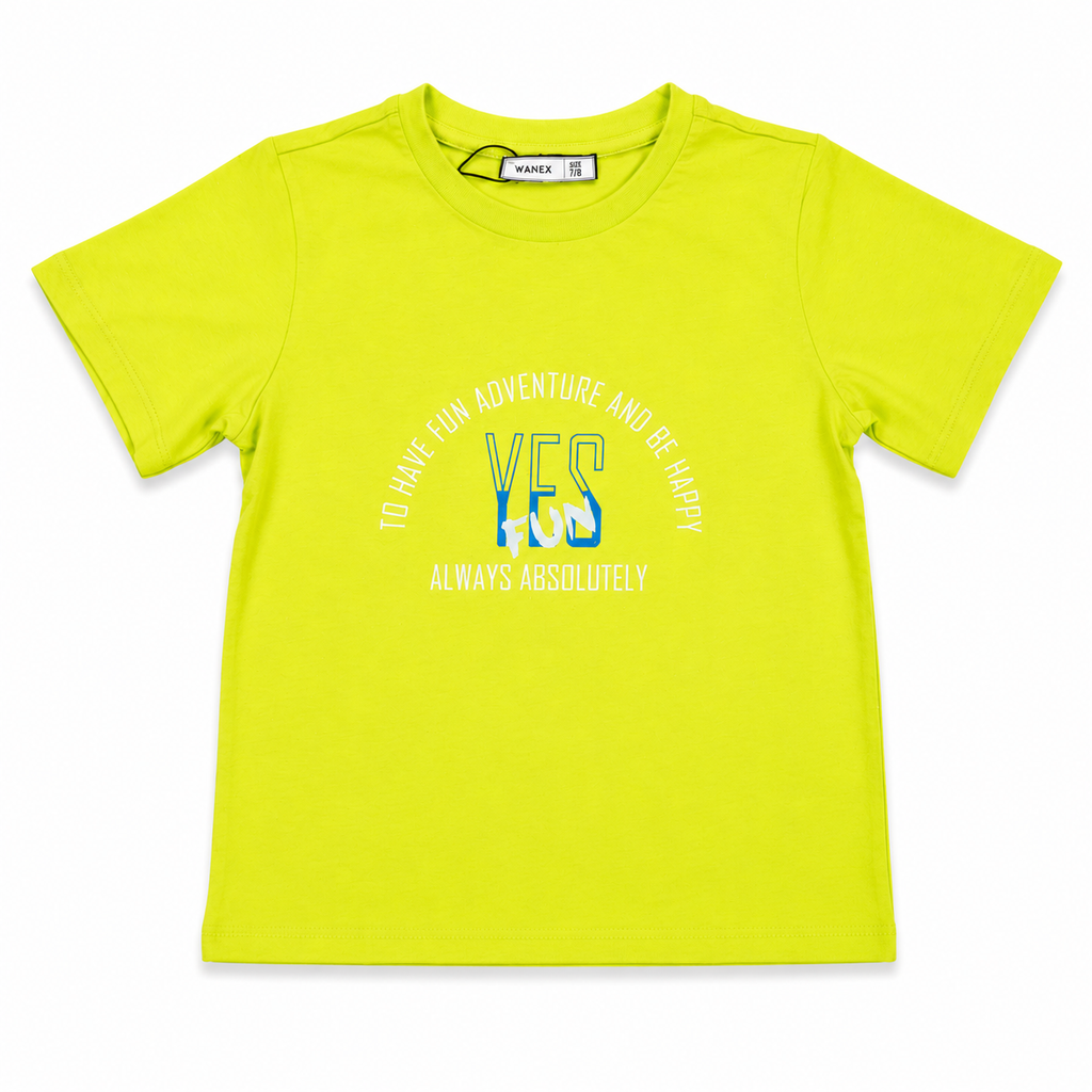 Boys Neon Lime Graphic T-Shirt