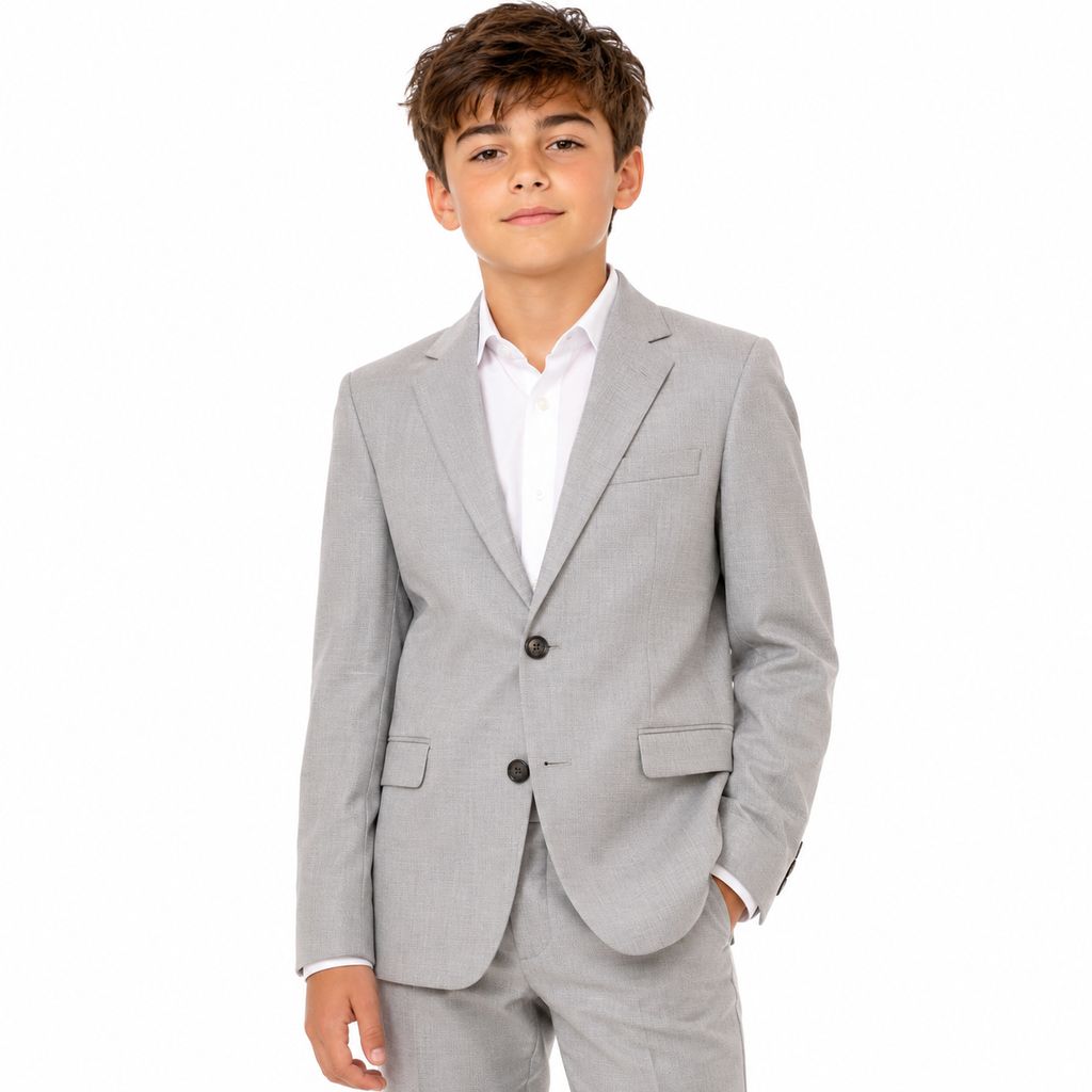 Boys' Structured Formal Suit Jacket