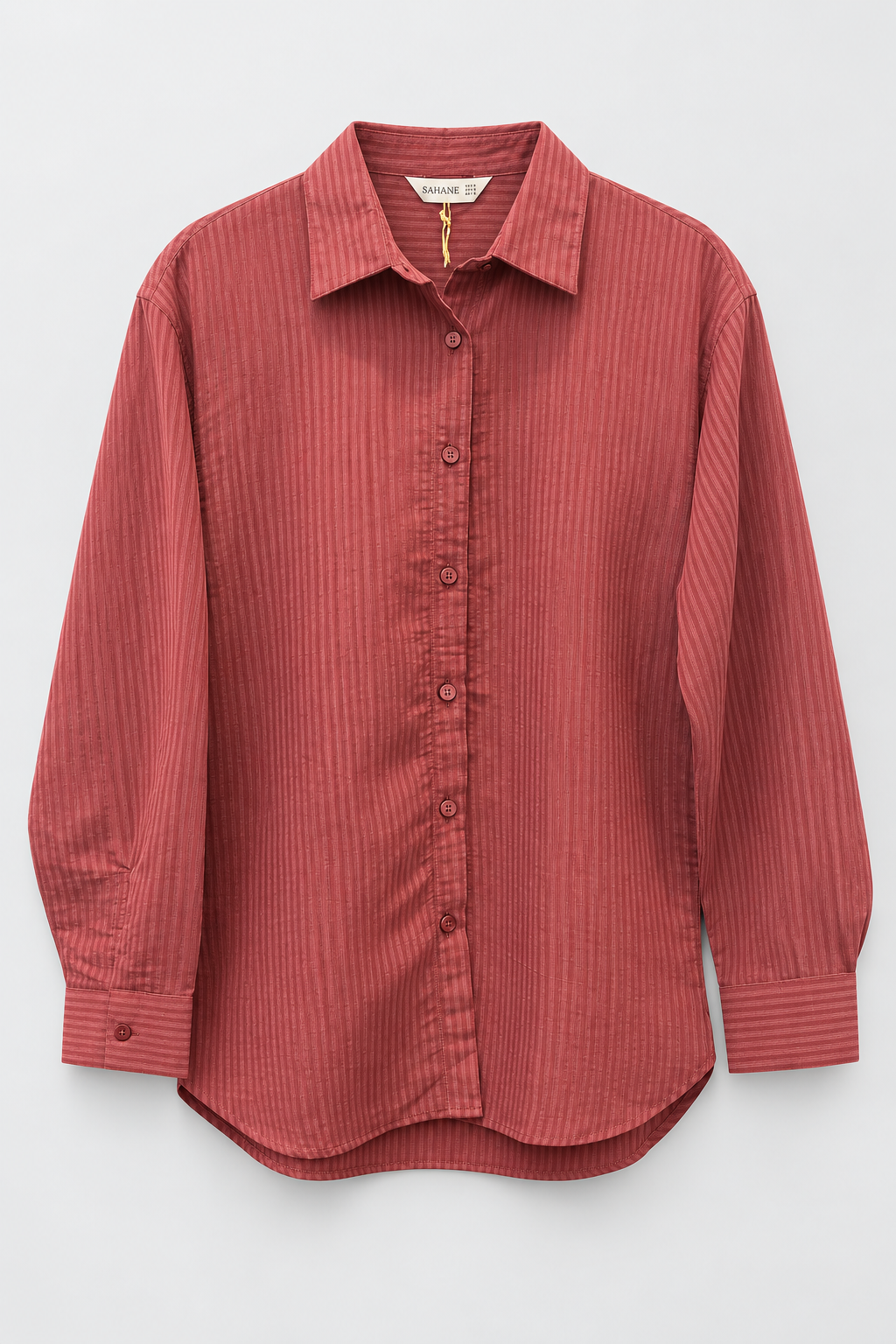 Dusty Rose Striped Shirt