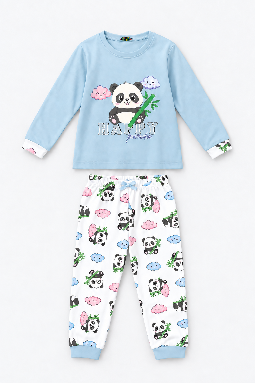Happy Panda Pajama Set