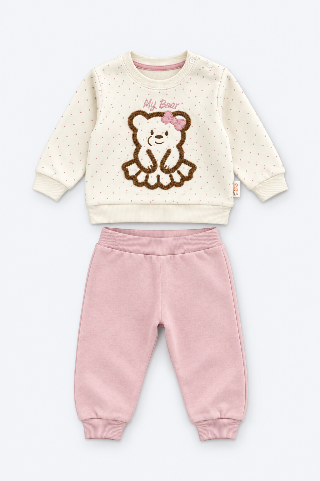 Baby Girl My Bear Two-Piece Set