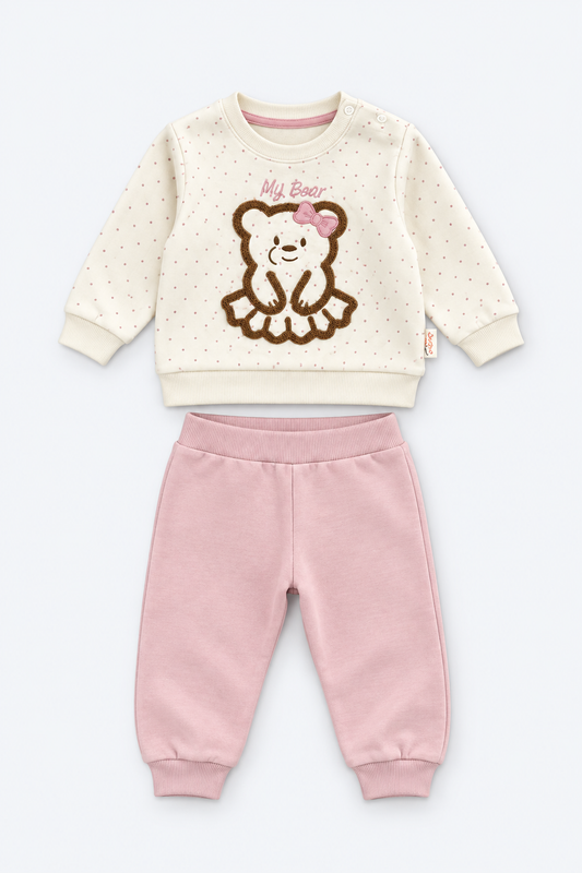 Baby Girl My Bear Two-Piece Set