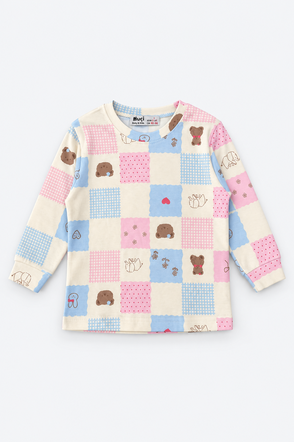 Pastel Patchwork Pajama Set