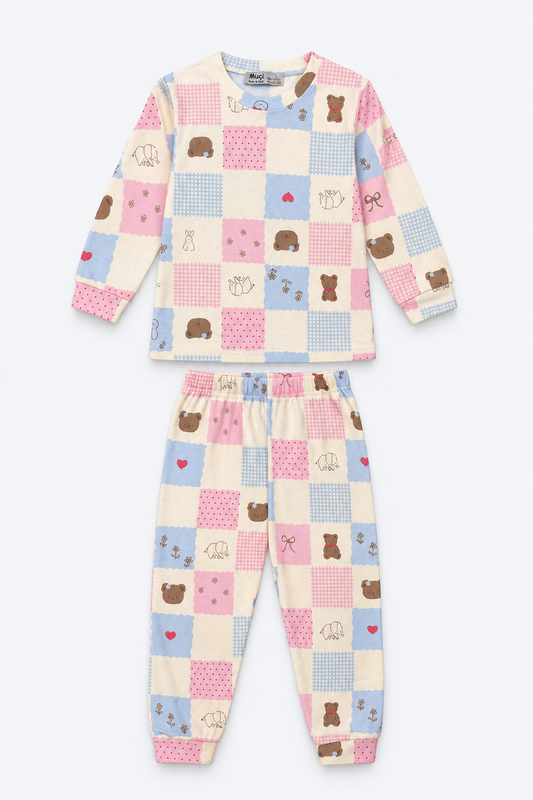 Pastel Patchwork Pajama Set