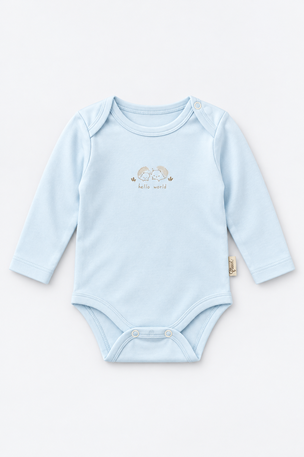 Baby Blue Hedgehog Three-Piece Set