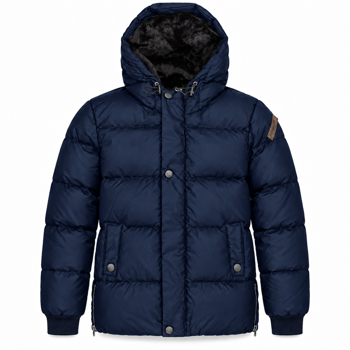 Faux-Fur Lined Puffer Jacket