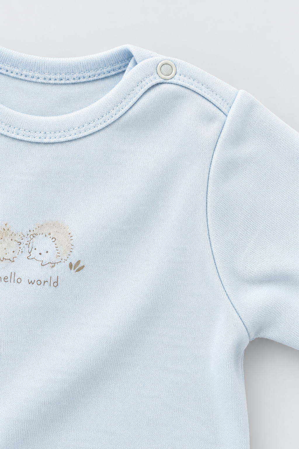 Baby Blue Hedgehog Three-Piece Set